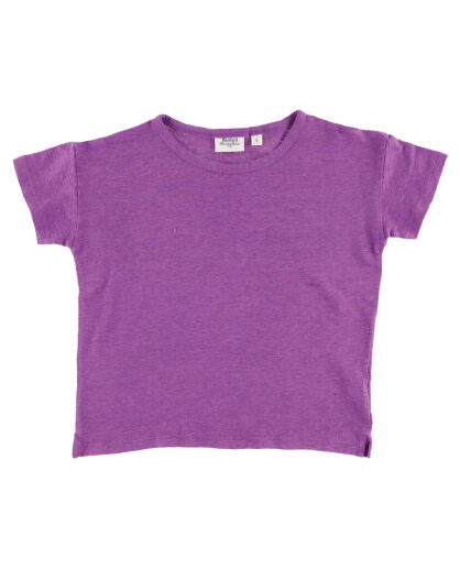 T-Shirt 100% Lin Tellane violet